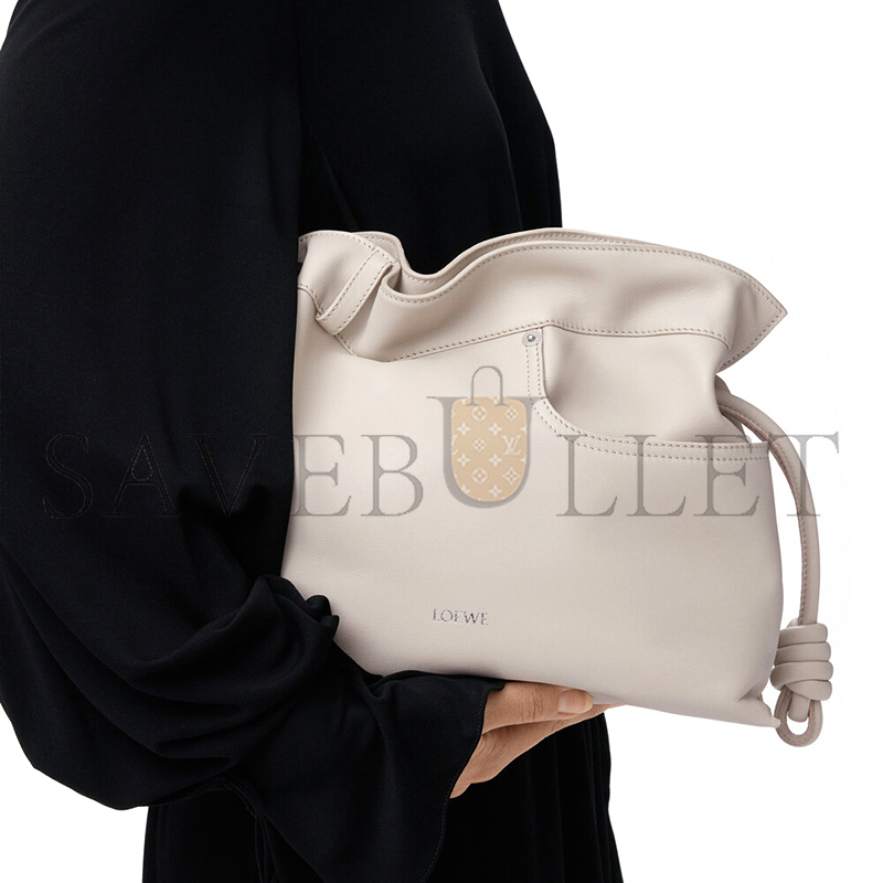 L0ew* panta medium flamenco clutch in shiny calfskin a411fc1xdz (30*24.5*10.5cm)